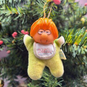 Rare Vintage 1982 Baby Marvin Comic Strip Christmas Ornament from Fun World